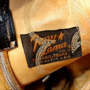 Tony Lama vintage genuine lizard boots